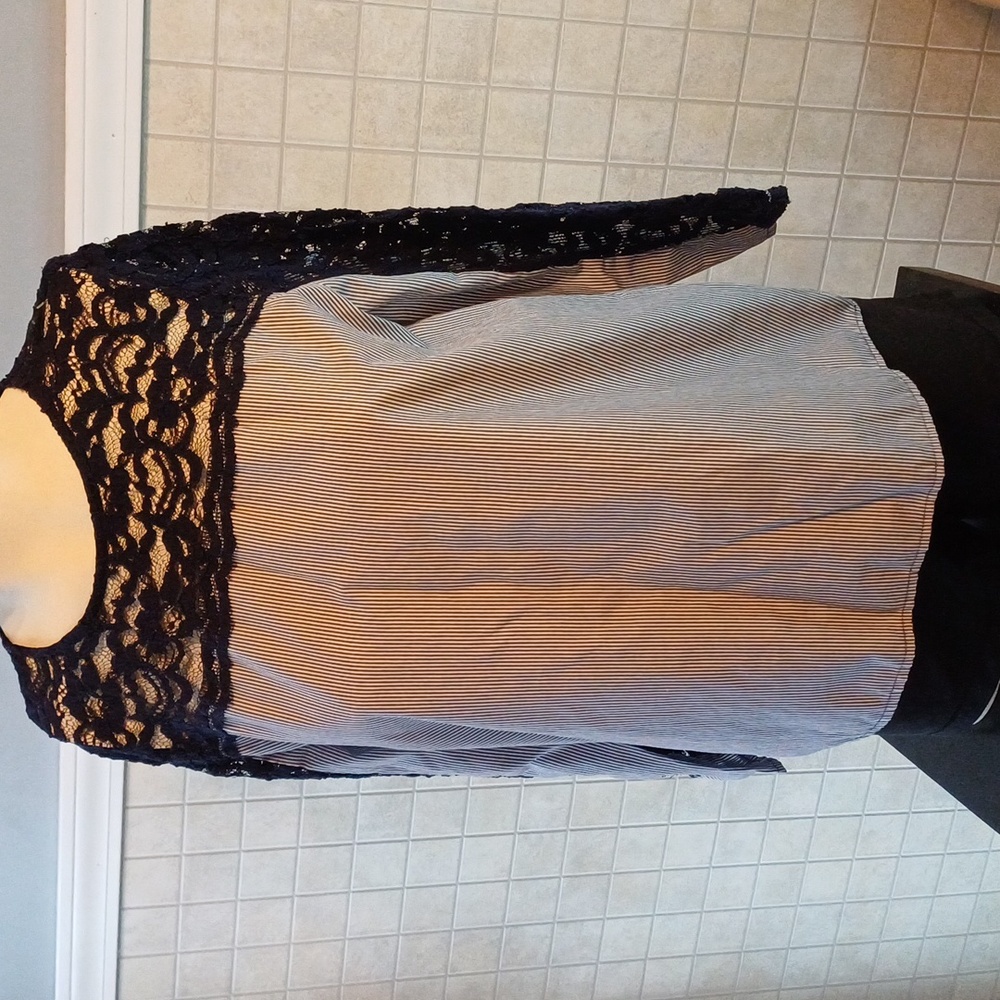 Zara basic lacy ahirt